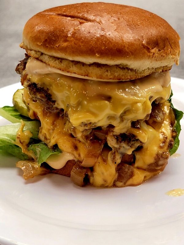 Q & Brew burger 