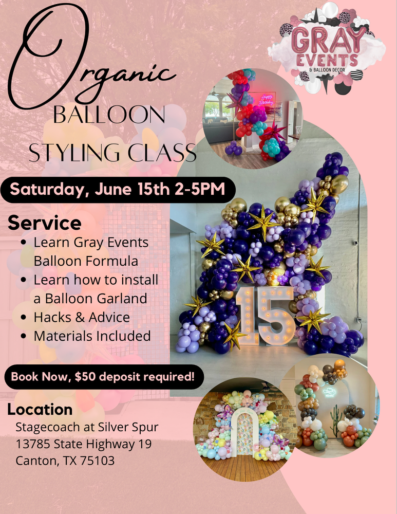 Balloon Styling Class at Silver Spur Resort 